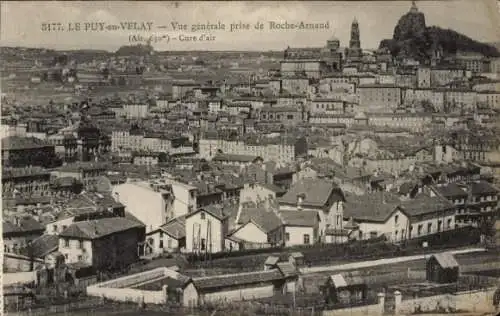 Ak Le Puy en Velay Haute Loire, Vue generale, Roche Arnaud