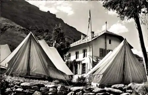 Ak Les Contamines Montjoie Haute Savoie, Les Echenaz, Mont Joly