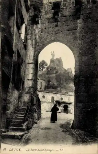 Ak Le Puy en Velay Haute Loire, Porte Saint-Georges