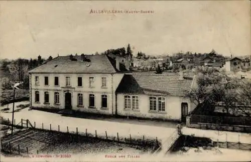 Ak Aillevillers Haute Saône, Ecole des Filles