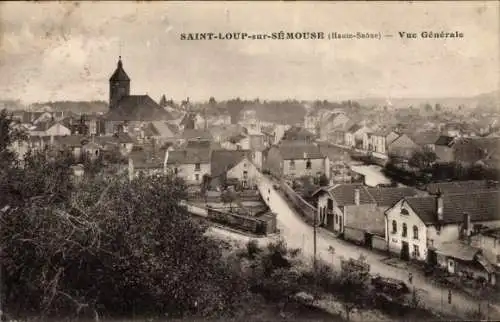 Ak Saint Loup sur Semouse Haute Saône, Gesamtansicht