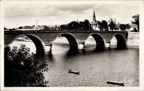 Ak Bergerac Dordogne, Pont sur le Dordogne