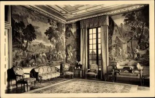 Ak Cheverny Loir et Cher, Petit Salon