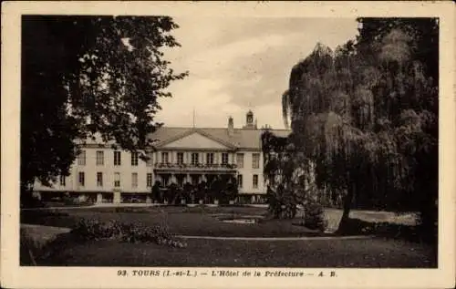 Ak Tours Indre et Loire, L'Hotel de la Prefecture