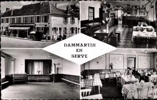 Ak Dammartin und Serve Yvelines, Hotel-Restaurant de l’Etoile, Bar, großer Saal