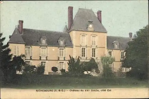 Ak Richebourg Yvelines, Schloss aus dem 16. Jahrhundert