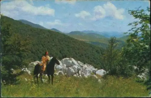 Sammelbild Karl May, Filmszene, Winnetou III, Unter Geiern, Nr. 240