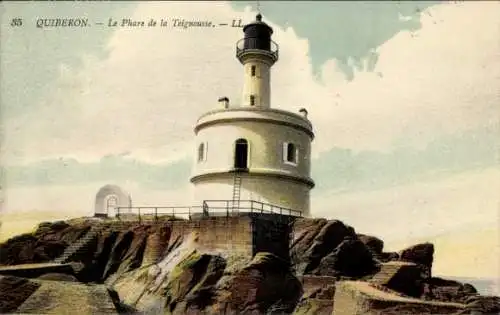 Ak Quiberon Morbihan, Phare de la Teigmousse