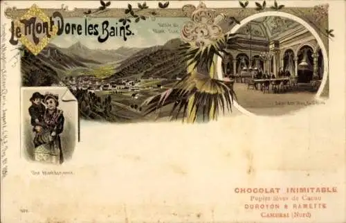 Litho Le Mont Dore Puy de Dôme, Mont-Dore-Tal, Casino-Spielemesse