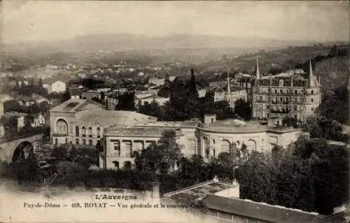 Ak Royat Puy de Dôme, Vue generale et le nouveau casino