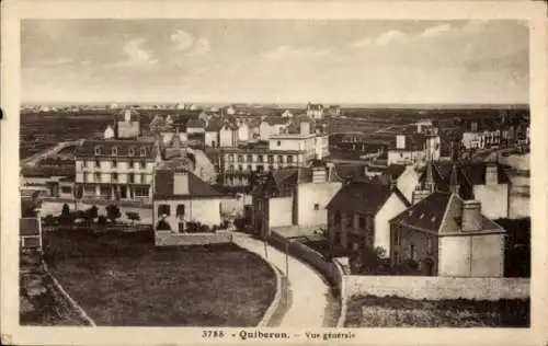 Ak Quiberon Morbihan, Gesamtansicht