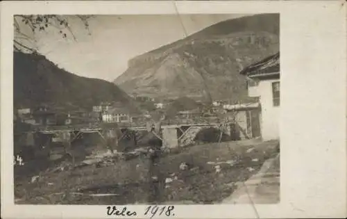 Foto Ak Veles Mazedonien, Teilansicht, Brücke