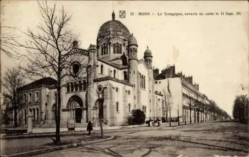 Judaika Ak Dijon Côte d'Or, La Synagogue, Synagoge