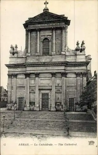 Ak Arras Pas de Calais, Kathedrale