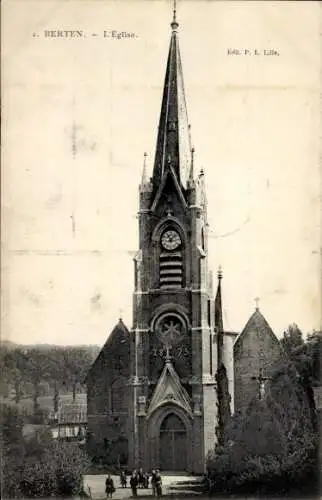 Ak Berten Berthen Nord, Kirche