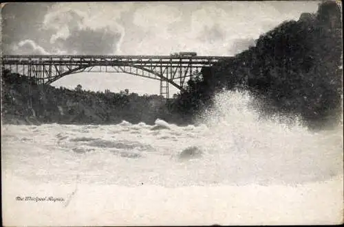 Ak Niagara Falls New York USA, view of the Whirlpool Rapids