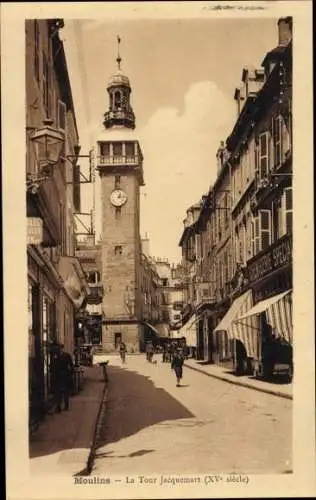 Ak Moulins-Allier, Jacquemart-Turm