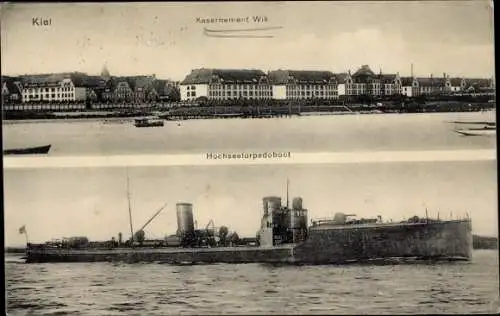 Ak Kiel, Kasernement Wik, Hochseetorpedoboot