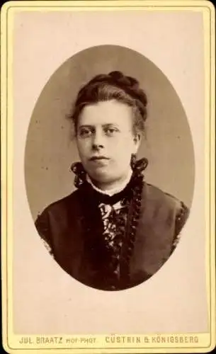 CdV Kaliningrad Königsberg Ostpreußen, Portrait einer Frau