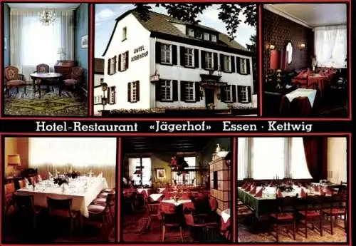 Ak Kettwig Essen im Ruhrgebiet, Hotel Restaurant Jägerhof, Hauptstraße 23