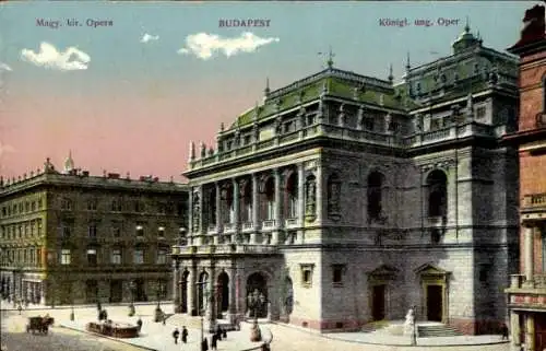 Ak Budapest Ungarn, Königliche Oper