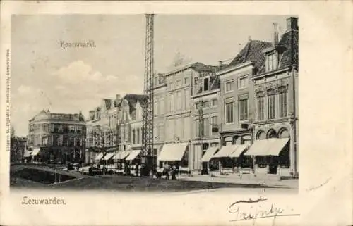 Ak Leeuwarden Friesland Niederlande, Koornmarkt