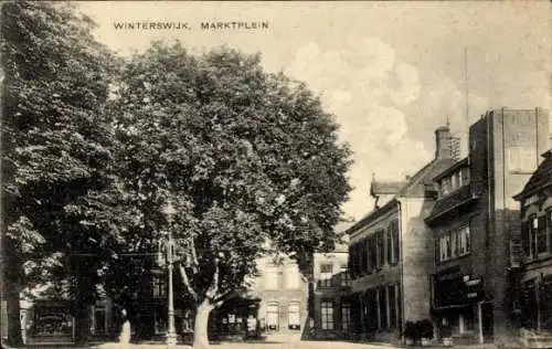 Ak Winterswijk Gelderland Niederlande, Marktplein