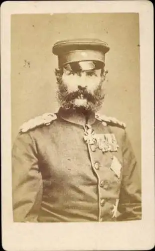 CdV Friedrich Alexander von Bismarck-Bohlen, Portrait in Uniform, Orden