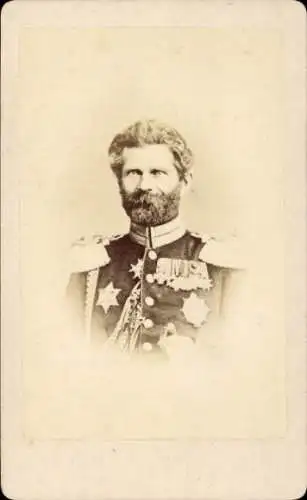 CdV Edwin von Manteuffel, General der Kavallerie, Portrait in Uniform, Orden