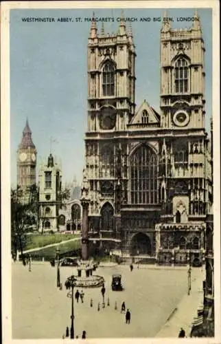 Ak City of Westminster London England, Westminster Abbey, St. Margaret's Church