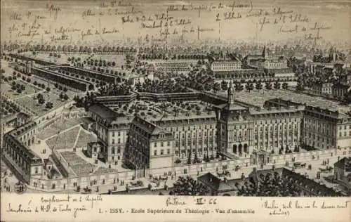 Ak Issy les Moulineaux Hauts de Seine, Hochschule für Theologie