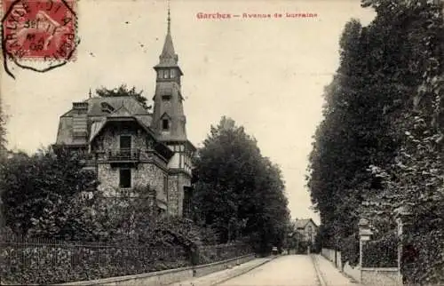 Ak Garches Hauts de Seine, Avenue de Lorraine