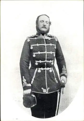 Ak König Georg V. von Hannover, Porträt in Uniform