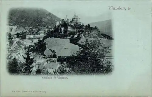 Ak Vianden Luxemburg, Chateau de Vianden