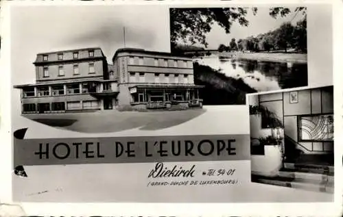 Ak Diekirch Luxemburg, Europahotel