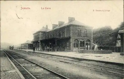 Ak Jemelle Wallonie Namur, Bahnhof