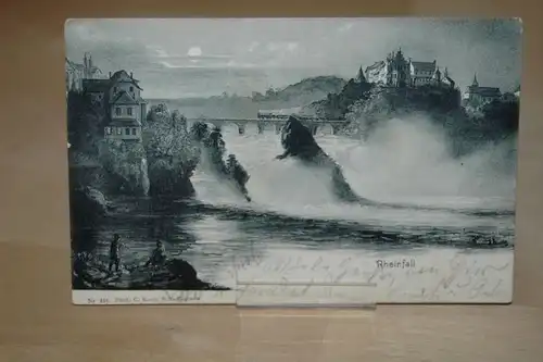 AK Schaffhausen 1904 Rheinfall Schweiz Rhein 