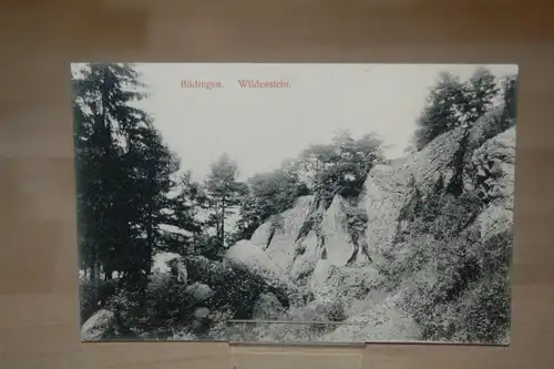 AK Büdingen Wildenstein Hessen Vogelsberg Wilder Stein