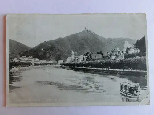 Alte AK Bad Ems Lahn Schiffe Schifffahrt 1930 [aK270]