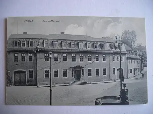 Alte AK Weimar Goethemuseum [R318]