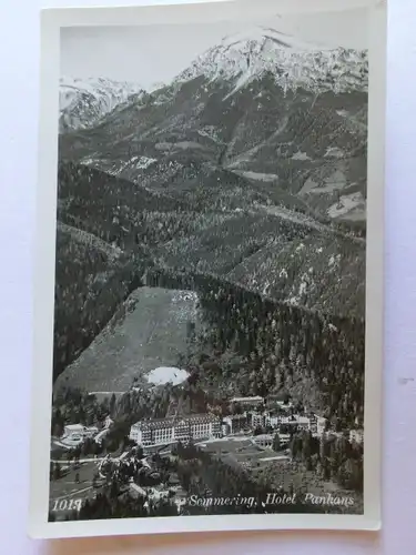 Alte AK Semmering Hotel Panhans [aL565]