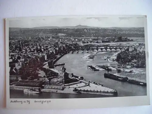 Alte AK Koblenz Deutsches Eck [Z727]