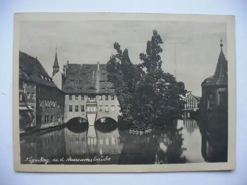 Alte AK Nürnberg Museumsbrücke [aE159]