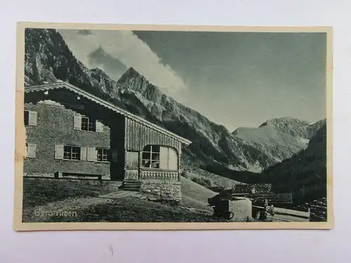 Alte AK Oberstdorf Gerstruben 1943 [aO1322]