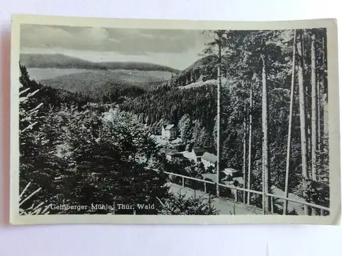 Alte AK Gehlberg Gehlberger Mühle Thüringer Wald 1955 [aX642]