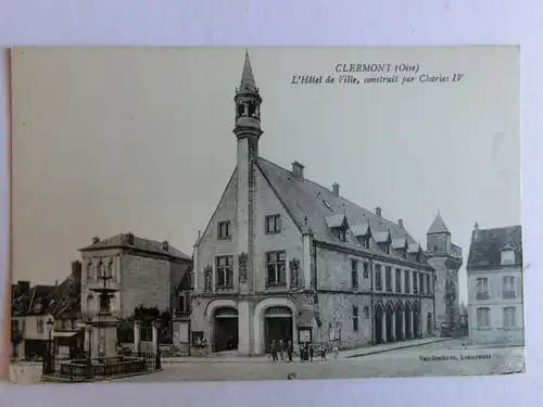 Alte AK Clermont Oise L’Hotel de Ville [aM63]