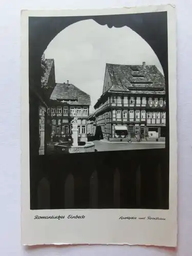 Alte AK Einbeck Apotheke u. Brodhaus [C925]