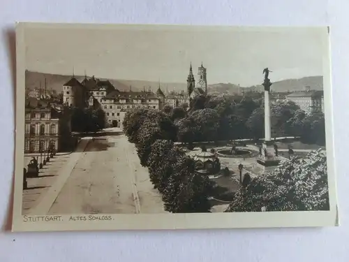 Alte AK Stuttgart Altes Schloß [aE868]