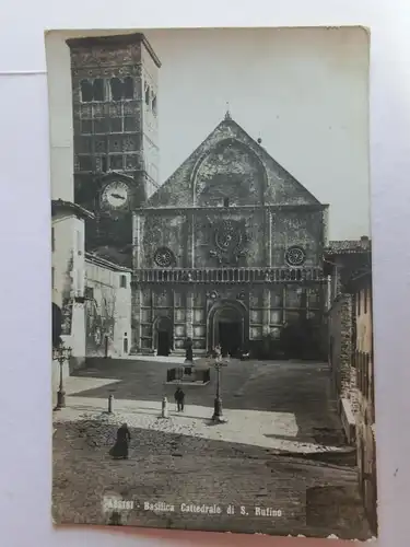 Alte AK Assisi Basilica Cattedrale di S. Rufino [aM938]