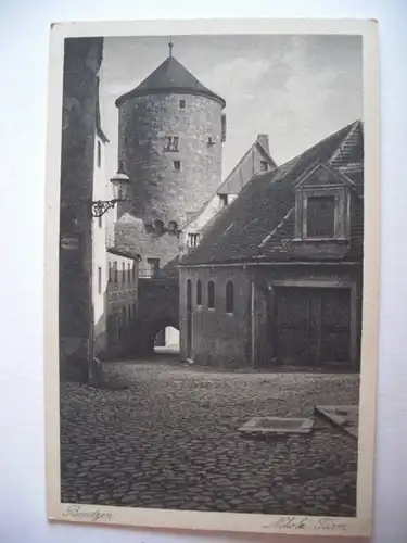 Alte AK Bautzen Nikolai Turm [E136]